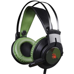Гарнитура A4TECH BLOODY J450 черный/зеленый