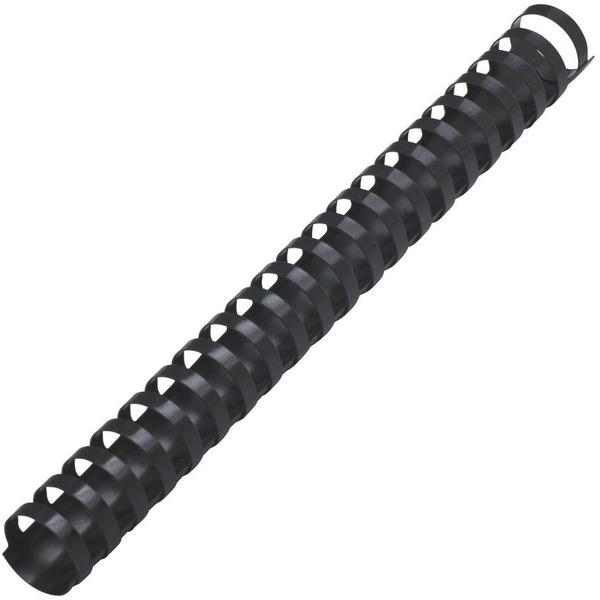 Пластиковая пружина для переплета BRAUBERG A4 28 мм 50 шт 530818 (черный)