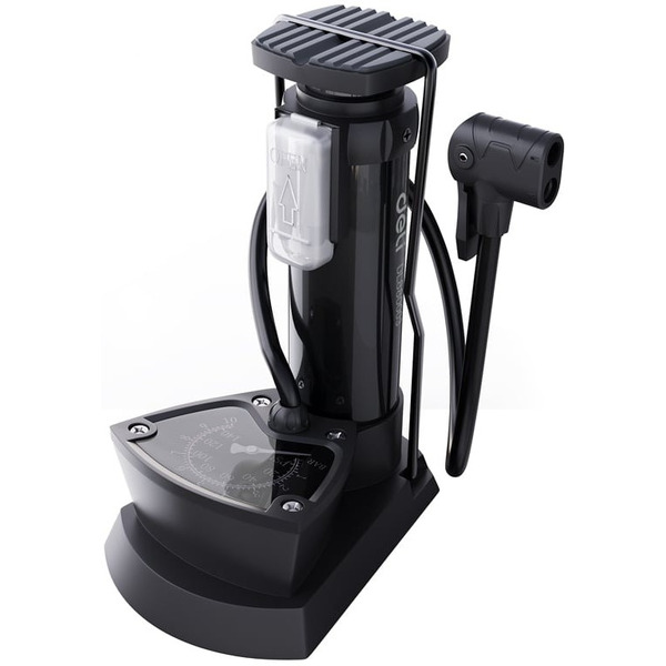 Насос ножной с манометром Deli DL880003 (черный)