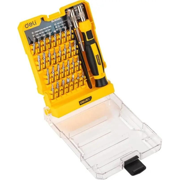 Набор прецизионных отверток Deli DL1033D (33 предмета)