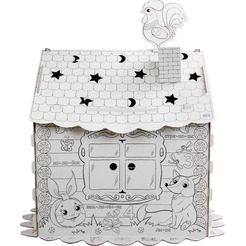 Домик-раскраска BRAUBERG Kids. Раскраска. Сказочный 880364