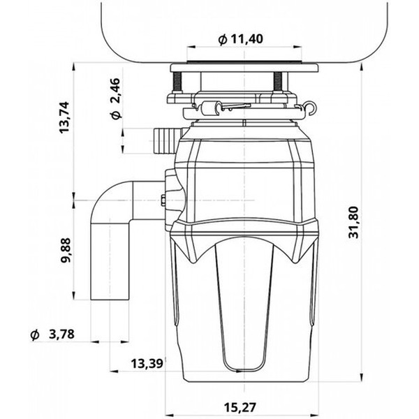 Измельчитель пищевых отходов ARFEKA FWD Medium