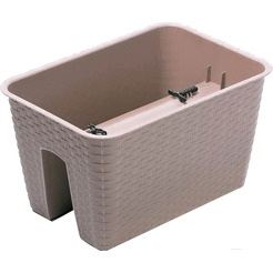 Кашпо Prosperplast Ratolla Square 400 DRLB400-7529U (мокка)
