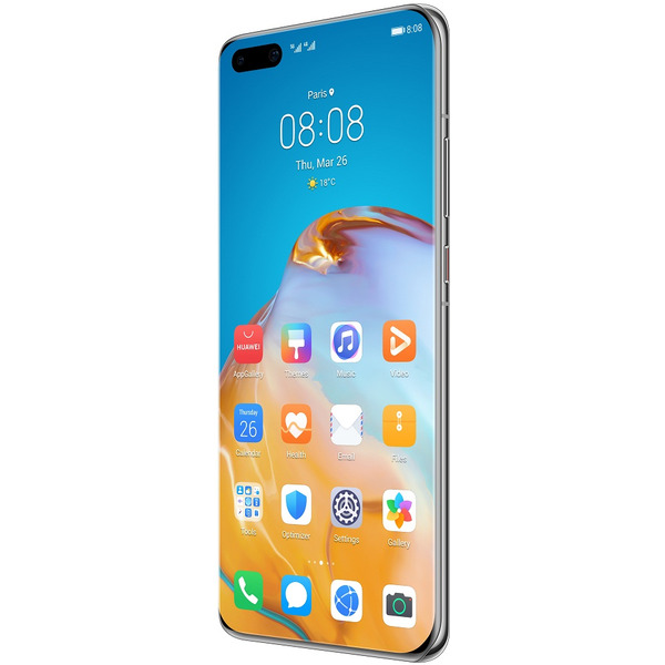 Смартфон Huawei P40 Pro (ELS-NX9) мерцающий серебристый