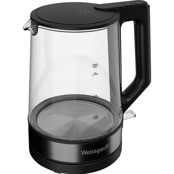 Электрочайник WEISSGAUFF WK 1700 EcoGlass Nero