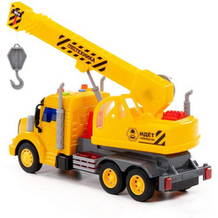 Автомобиль с краном Полесье Профи (желтый) 86600