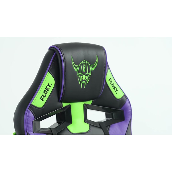 Игровое кресло FLOKY Asgard Purple-Green