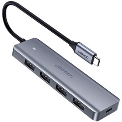 USB-хаб Ugreen CM219-70336 (серый)