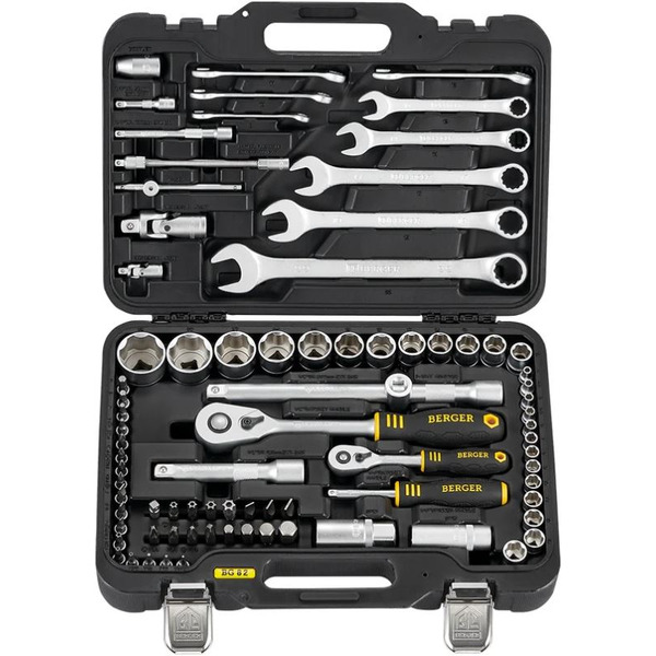 Универсальный набор инструментов Berger BG082-1214 (82 предмета)