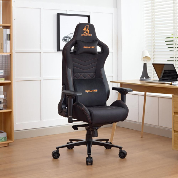 Игровое кресло EVOLUTION CONQUEROR FABRIC Black