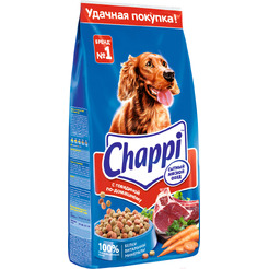 Сухой корм для собак Chappi С говядиной по-домашнему с овощами и травами (15кг)