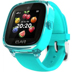 Детские умные часы Elari KidPhone Fresh 4G KP-4G-F-GR (бирюзовый)