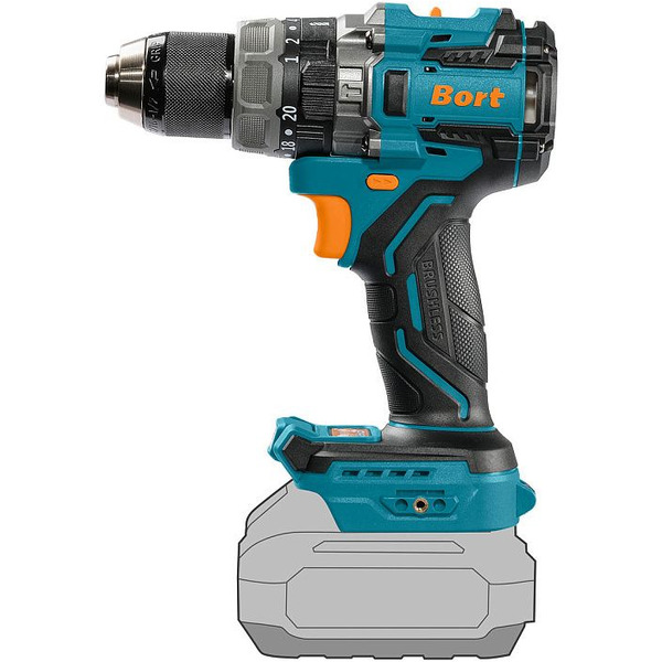 Ударная дрель-шуруповерт Bort BAB-21X 93414929 (без АКБ и ЗУ)