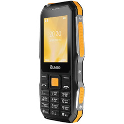 Мобильный телефон Olmio X03 (черный-оранжевый)