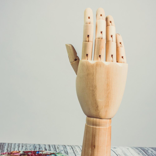 Модель художественная BRAUBERG ART 191297 (высота 30 см., тип-мужская правая рука, материал дерево )