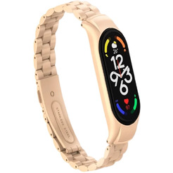 Ремешок Bingo Stainless для XIAOMI Mi Band 7 (бежевый)