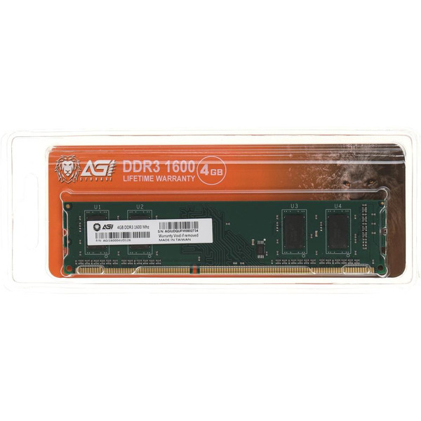 Оперативная память AGI UD128 4ГБ DDR3 1600 МГц AGI160004UD128