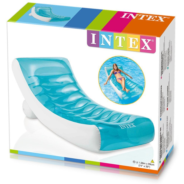 Надувной матрас-шезлонг INTEX Rockin’ Lounge 58856