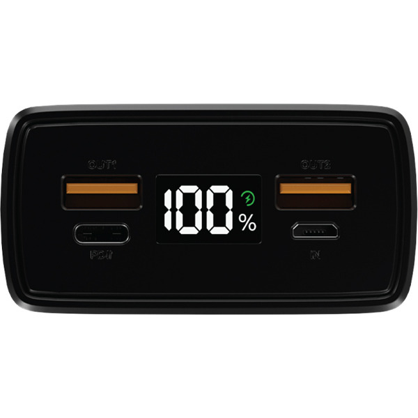 Внешний аккумулятор Olmio QL-30 30000mAh (серый)