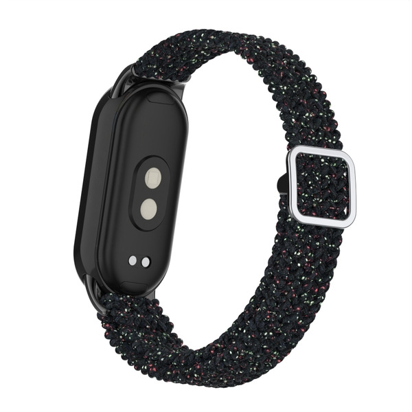 Ремешок Bingo Braided для Xiaomi Mi Band 8 Черный в крапинку
