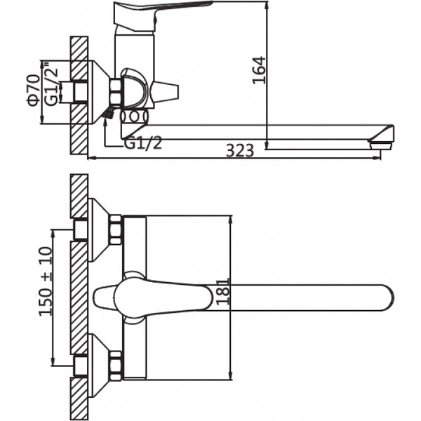 Смеситель AV Engineering AVLAW7-A589-638