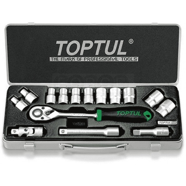 Набор головок Toptul GCAD1502 (15 предметов)