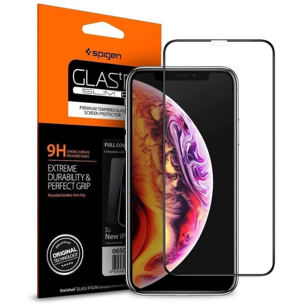 Защитное стекло Spigen Glas FC для iPhone 11 Pro/XS/X 063GL25234