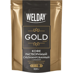 Кофе растворимый WELDAY GOLD MARK 500 г 622673