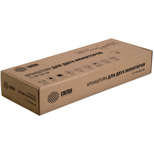 Кронштейн для мониторов Cactus CS-VM-D08-BK