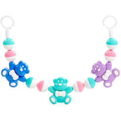 Погремушка-подвеска Полесье Смешные обезьянки 24484