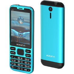 Мобильный телефон Maxvi X10 (голубой)