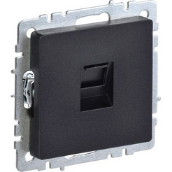 Розетка компьютерная IEK Brite BR-K10-2-K02