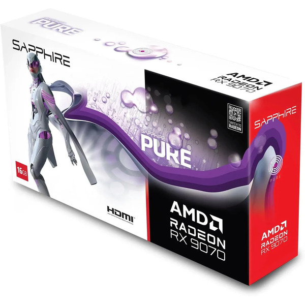 Видеокарта Sapphire Pure Radeon RX 9070 XT 11348-02-20G