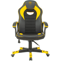 Кресло Zombie Game 16 (черный/желтый)