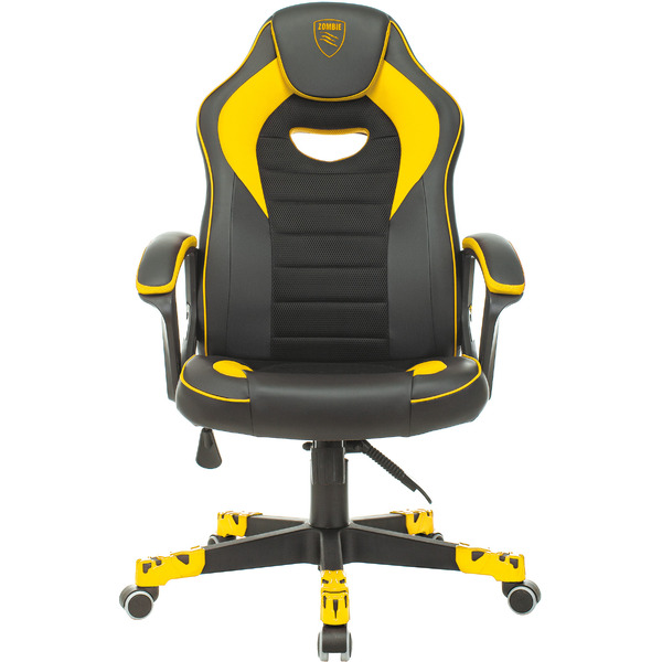 Кресло Zombie Game 16 (черный/желтый)