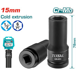 Торцевая головка удлиненная ударная TOTAL THDIS12151L