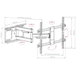 Кронштейн для телевизора Arm Media PARAMOUNT-60