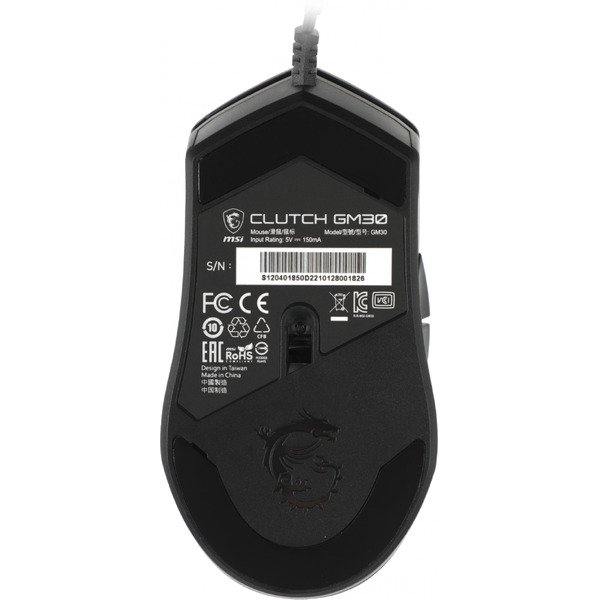 Мышь MSI Clutch GM30 (S12-0401850-D22) черный