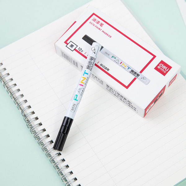 Маркер-краска DELI S576BLACK