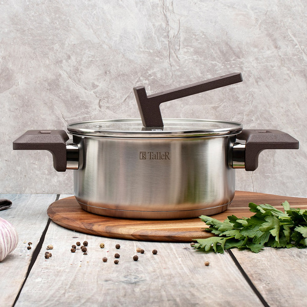 TR-17307 Кастрюля с крышкой 1.9л Taller