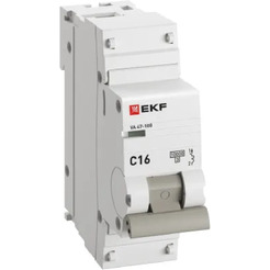 Выключатель автоматический EKF PROxima ВА 47-100 1P 16А (C) 10kA