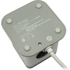 Сетевой фильтр Cablexpert TWR-4-CU2-W-2