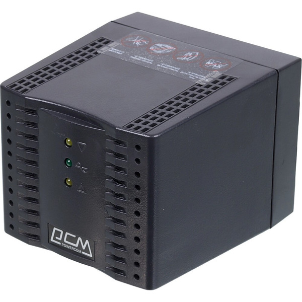 Стабилизатор напряжения Powercom TCA-1200 (черный)