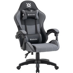 Игровое кресло Defender Strider черный/серый (64056)