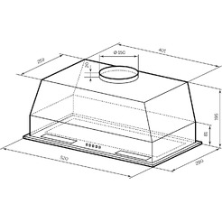 Кухонная вытяжка LEX Hyper 600 BBL