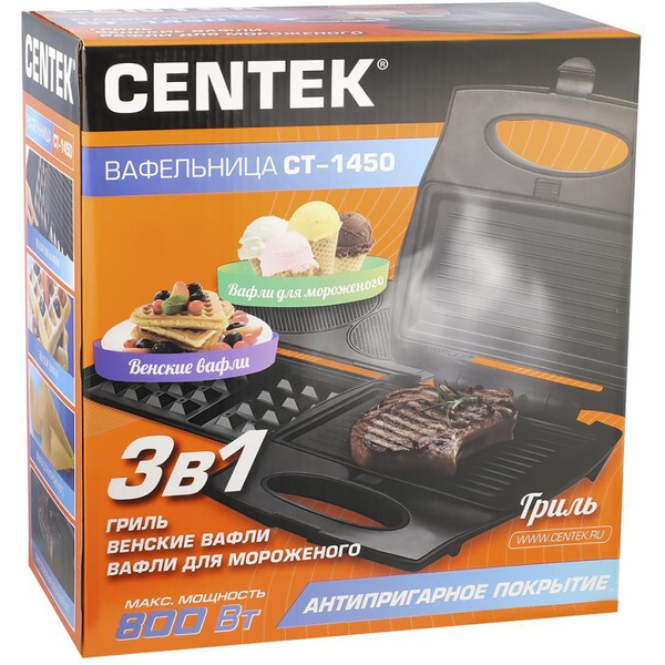 Вафельница CENTEK CT-1450