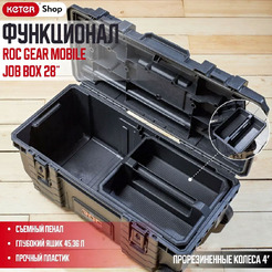 Ящик для инструментов Keter Roc Pro Gear Mobile 257189 (черный)
