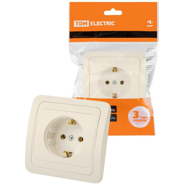 Розетка TDM Electric Валдай SQ1804-0108