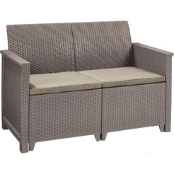 Набор садовой мебели Keter Elodie 2 seater 254091 (капучино)