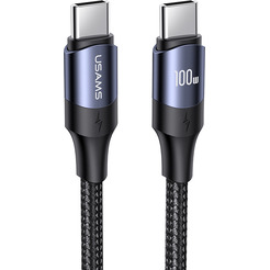 Кабель USAMS  SJ524USB01 US-SJ524 U71 Type-C To Type-C (черный)